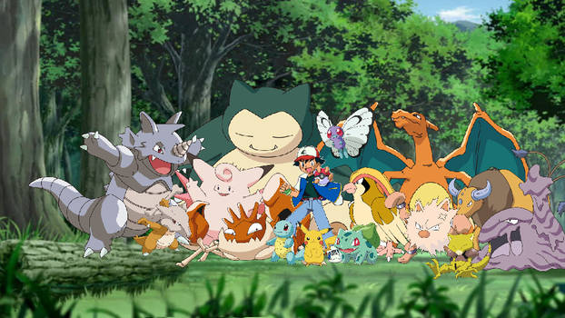 Pokemon Ash Ketchum Kanto team remake