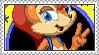Sally Acorn in Sonic the Hedgehog Stamp by LoveAnimeAndCartoons