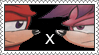 Knuckles x Julie-Su Stamp by LoveAnimeAndCartoons