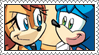 Sally x Sonic Stamp