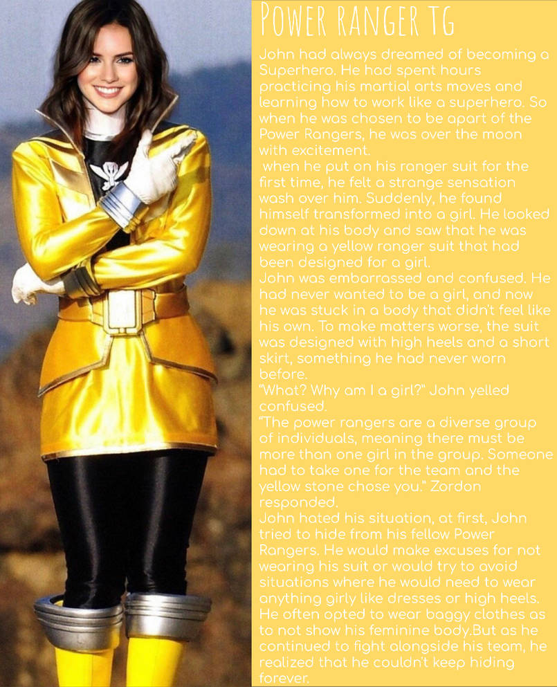 Transgender Power Ranger Power Ranger tg by sillysloth1 on DeviantArt