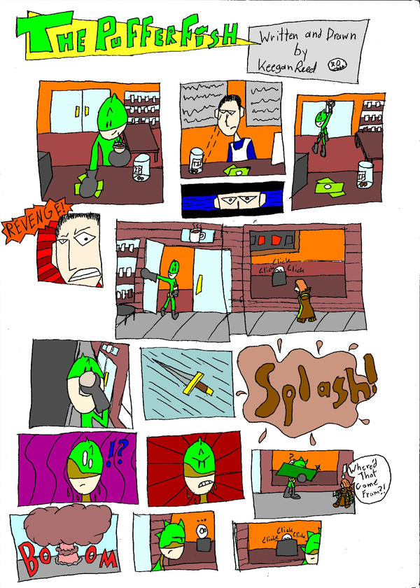 Pufferfish fight 5 by keegan-reed on DeviantArt
