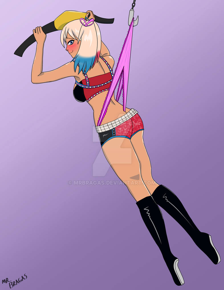 Commission: Alexa Bliss Wedgie by MrBragas on DeviantArt.
