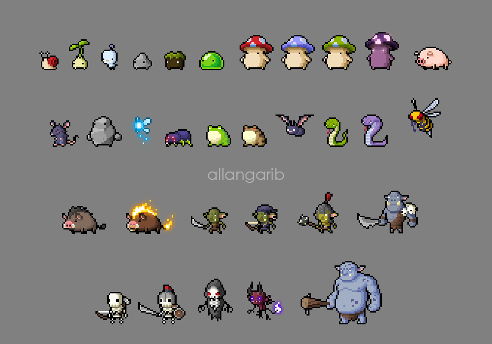 Pixel-Art RPG-characters By AllanGarib On DeviantArt, 55% OFF