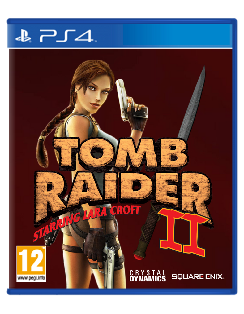 Tomb Raider 2 The Dagger of Xian PS4 by TheCoverUploader on