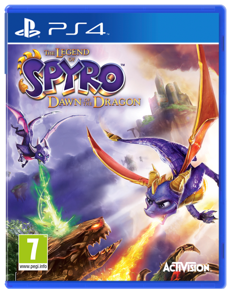 Spyro Dawn of the Dragon PS4 Concept by TheCoverUploader