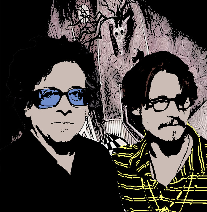 Burton and Depp Pop Art