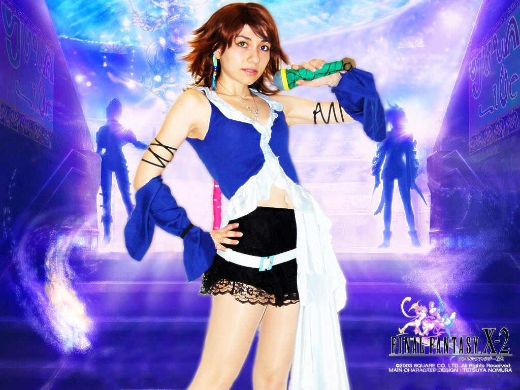 Yuna cosplay wallpaper