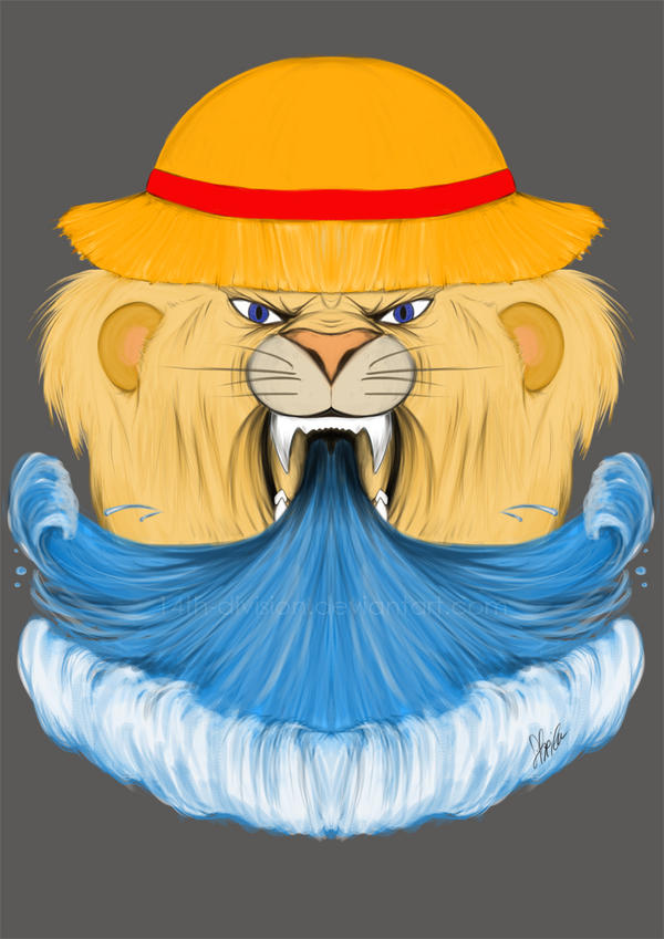 Lion with hat