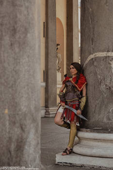 Kassandra cosplay from Assassin's Creed Odyssey