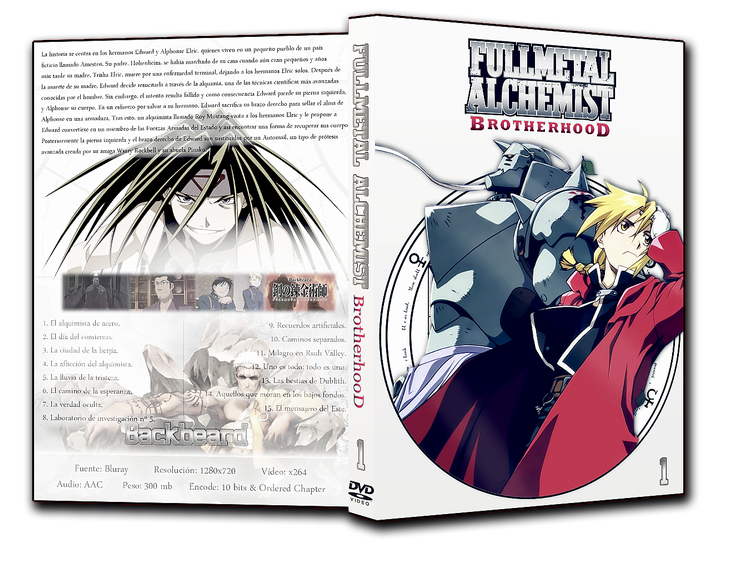 Dvd Full Metal Alchemist Brotherhood Dublado Completo