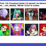 Smash Bros. Chars I Wish To See