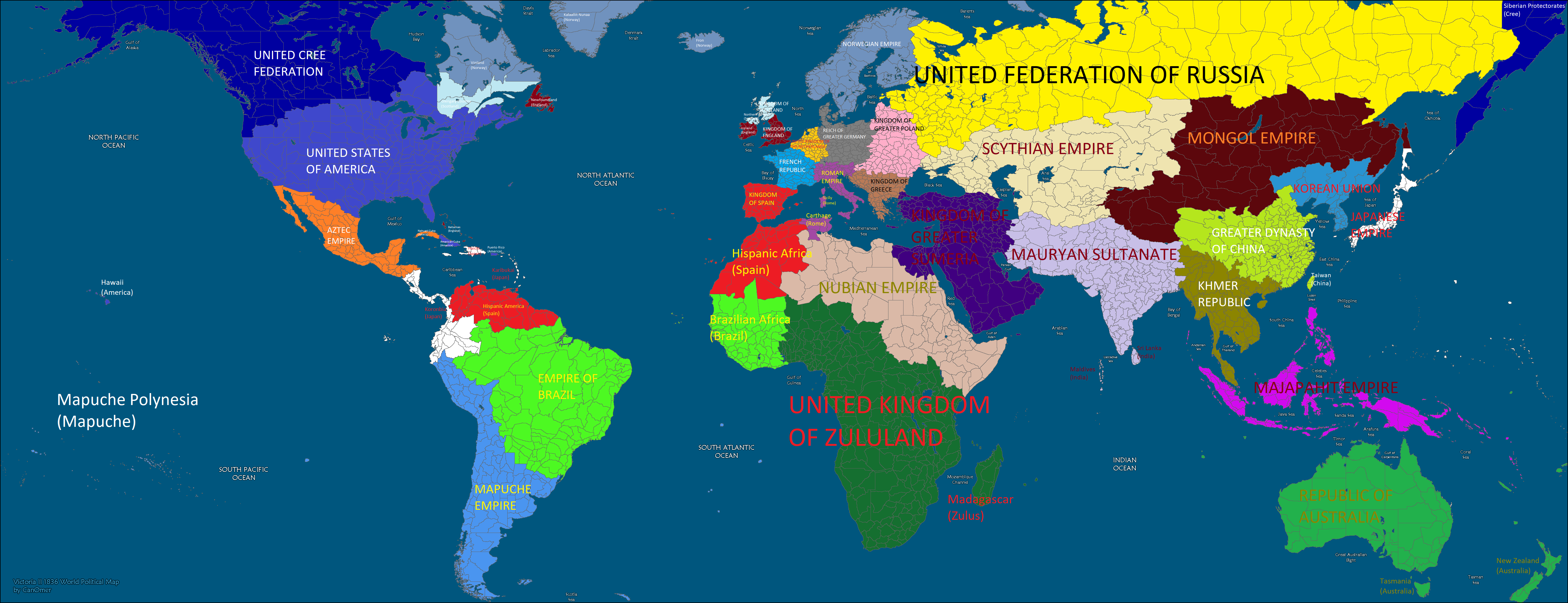 Alternate World Map by kirby65422 on DeviantArt