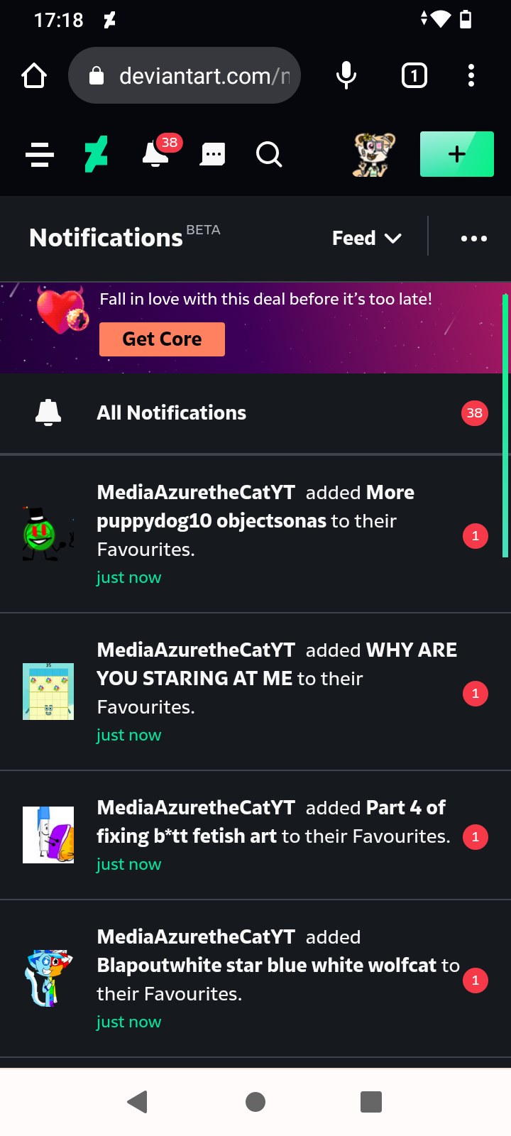 Spamming Deviantart STOP SPAM FAVING ME!!!!!! by Matildasquirrel on DeviantArt