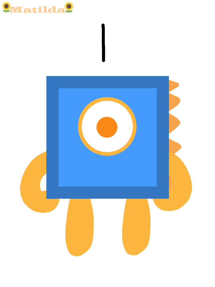 Endless number 1 as a numberblock by Matildasquirrel on DeviantArt