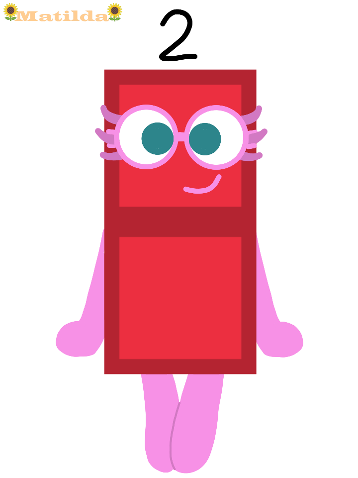 Endless number 2 as a numberblock by Matildasquirrel on DeviantArt