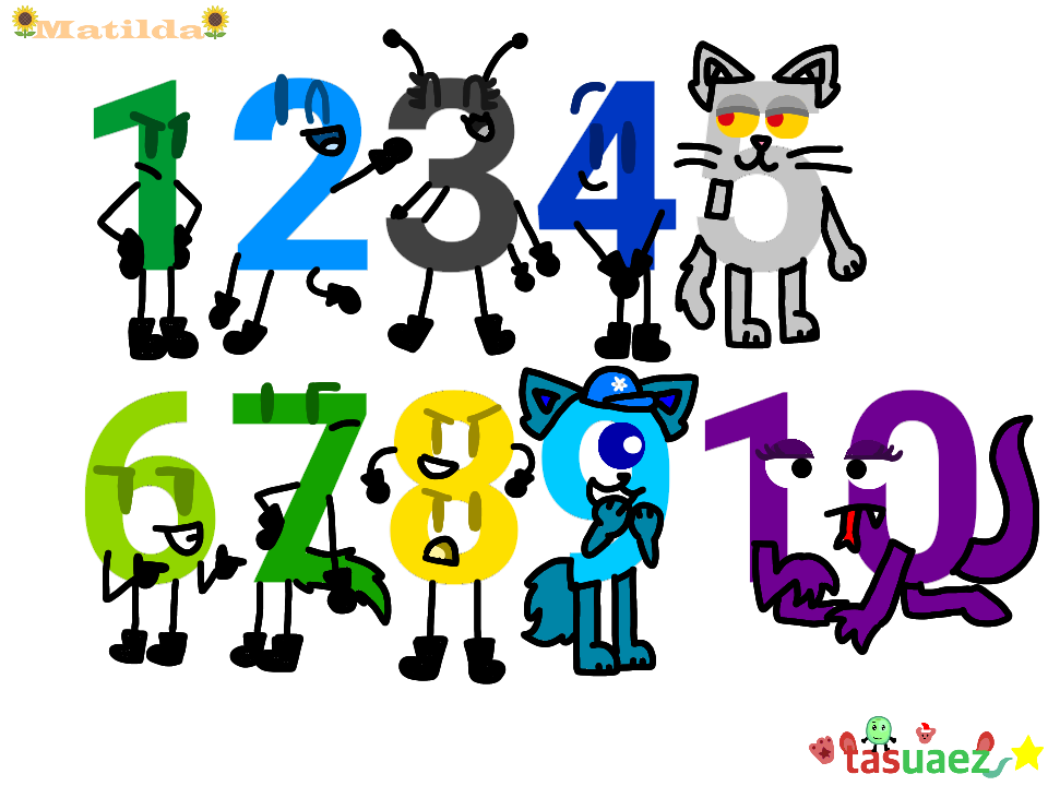 Tausez abstract number count as jumpstart by Matildasquirrel on DeviantArt