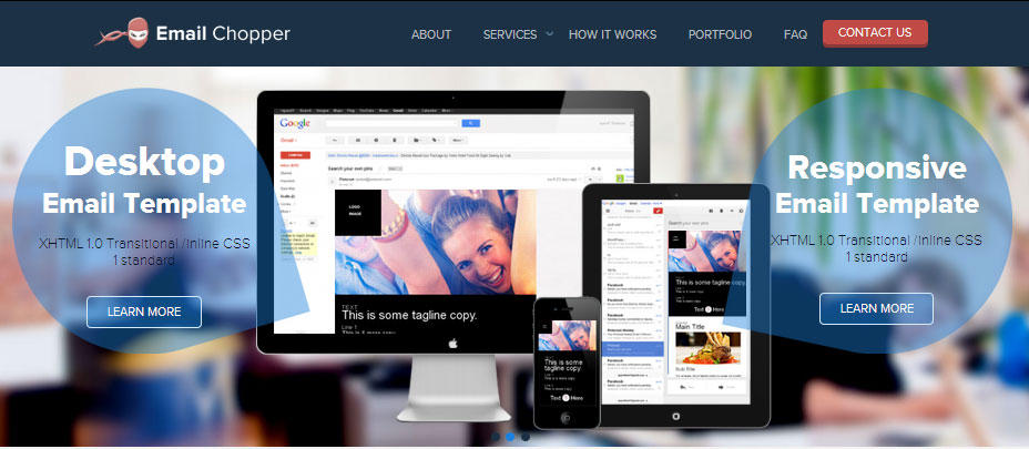 Desktop Email Template Conversion | Emailchopper by Emailchopper on ...