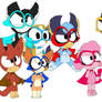 Bluey and Some of her friends as superheroes 