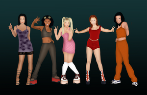 Spice girls poster from our new game