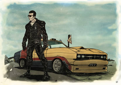 Mad Max Genesis Car - Postcard