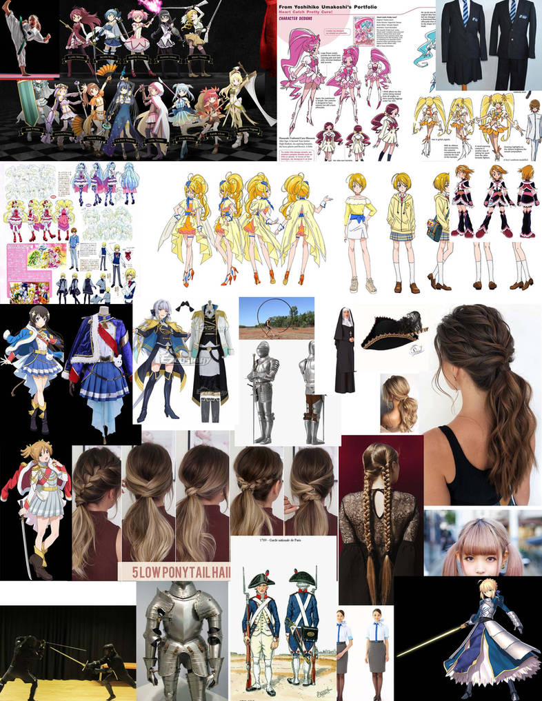 Magical Girl reference sheet(Characters) by Edward716 on DeviantArt