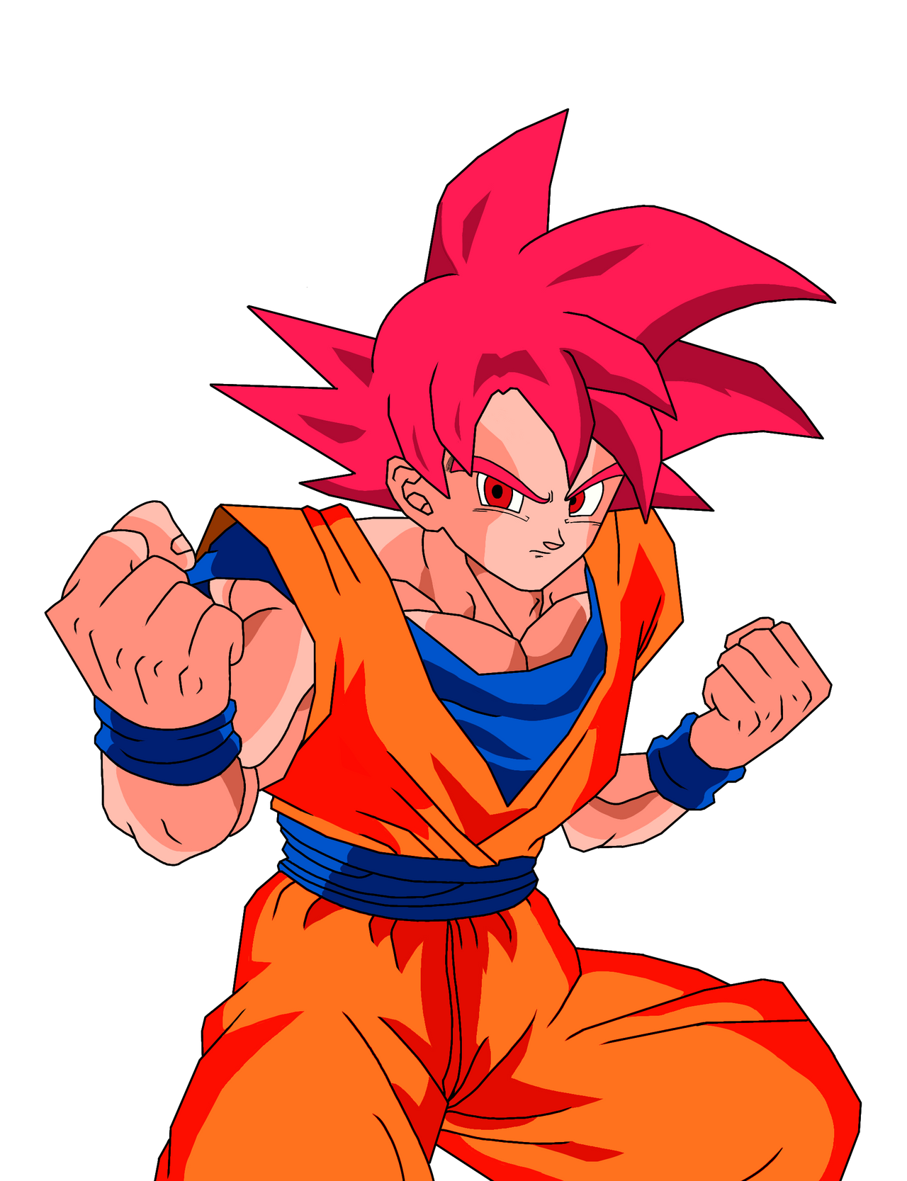 Goku Super Saiyan God DBZ BT3 Style by MonkeyT800 on DeviantArt