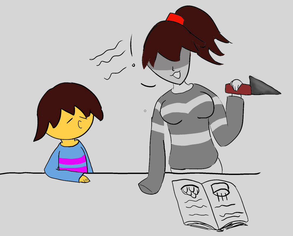 Request: Vessel and Frisk cooking by Isencris on DeviantArt