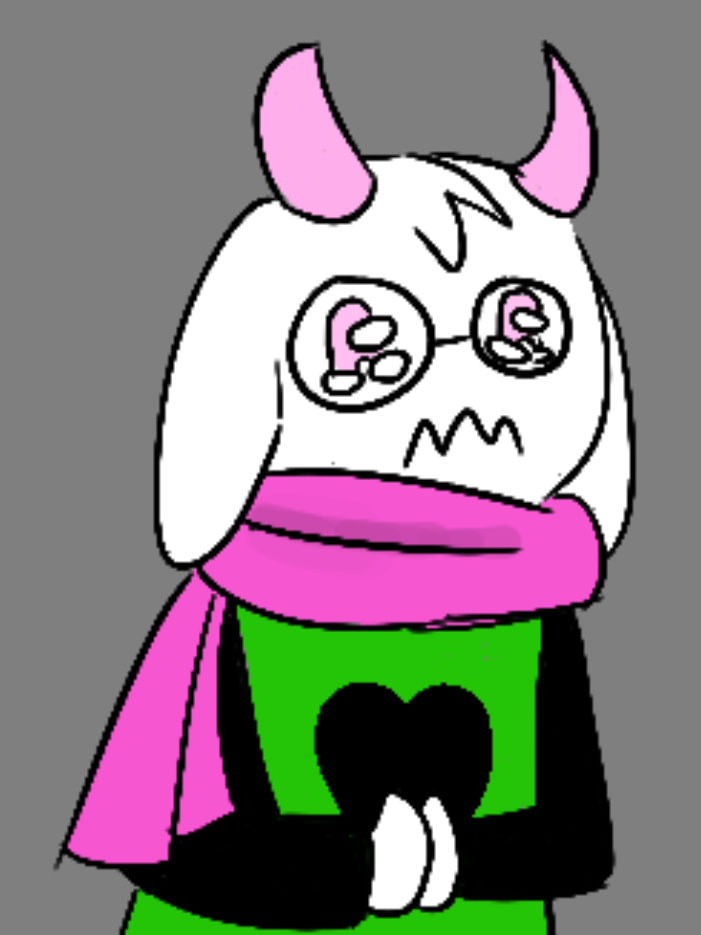 Ralsei is sad by Isencris on DeviantArt