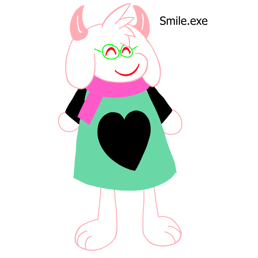Robot Ralsei smiles by Isencris on DeviantArt