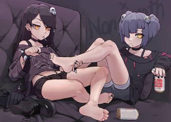 Goth girl quality time