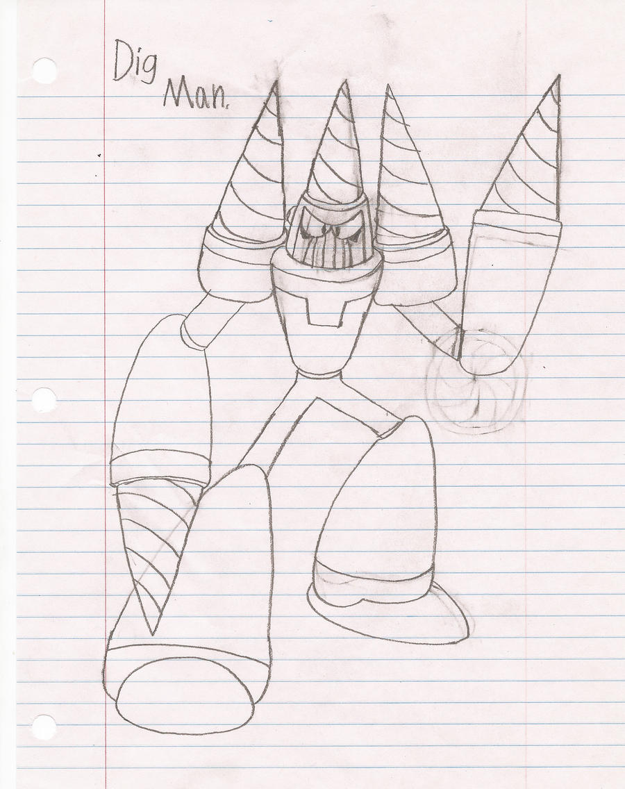 Dig Man. by Blockwave on DeviantArt