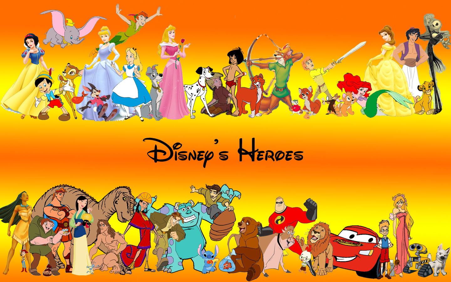 Disney's Characters Wallpaper