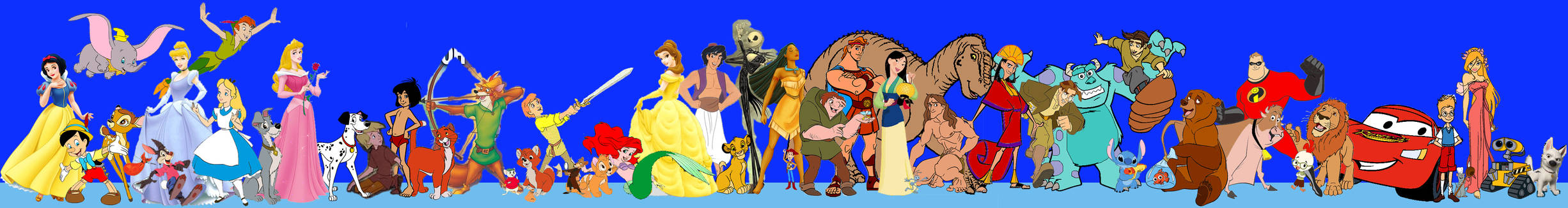 Disney's Character Banner by simsim2212 on DeviantArt