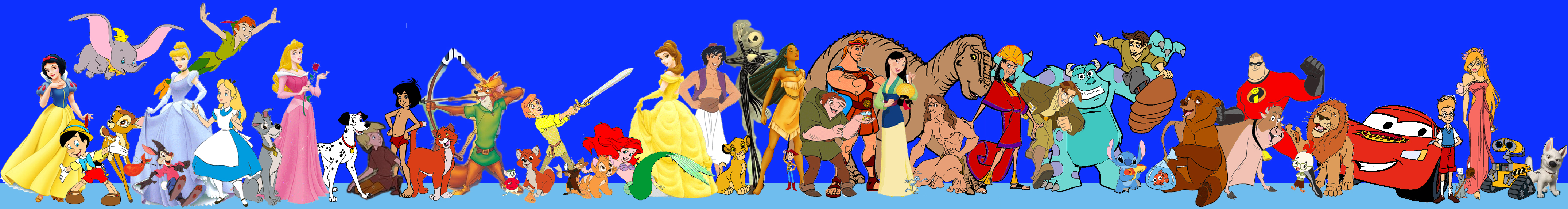 Disney's Character Banner by simsim2212 on DeviantArt
