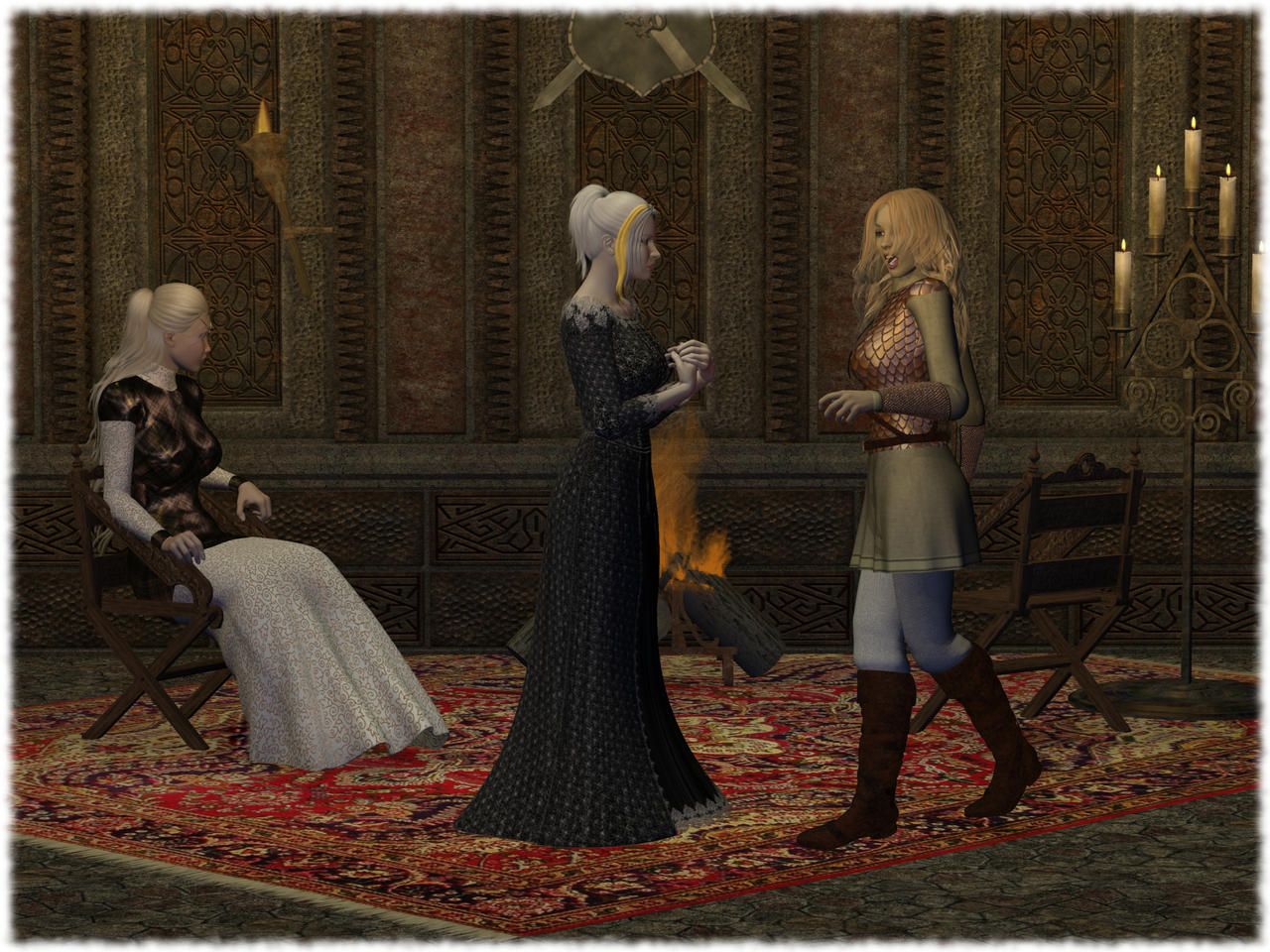 Three Maidens in the Tower