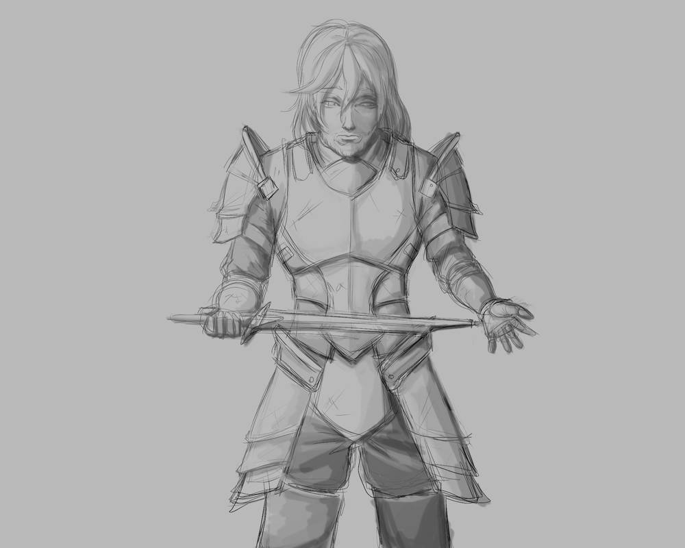 The Rusted Knight Rusted knight-sketch by OurooborusART on DeviantArt