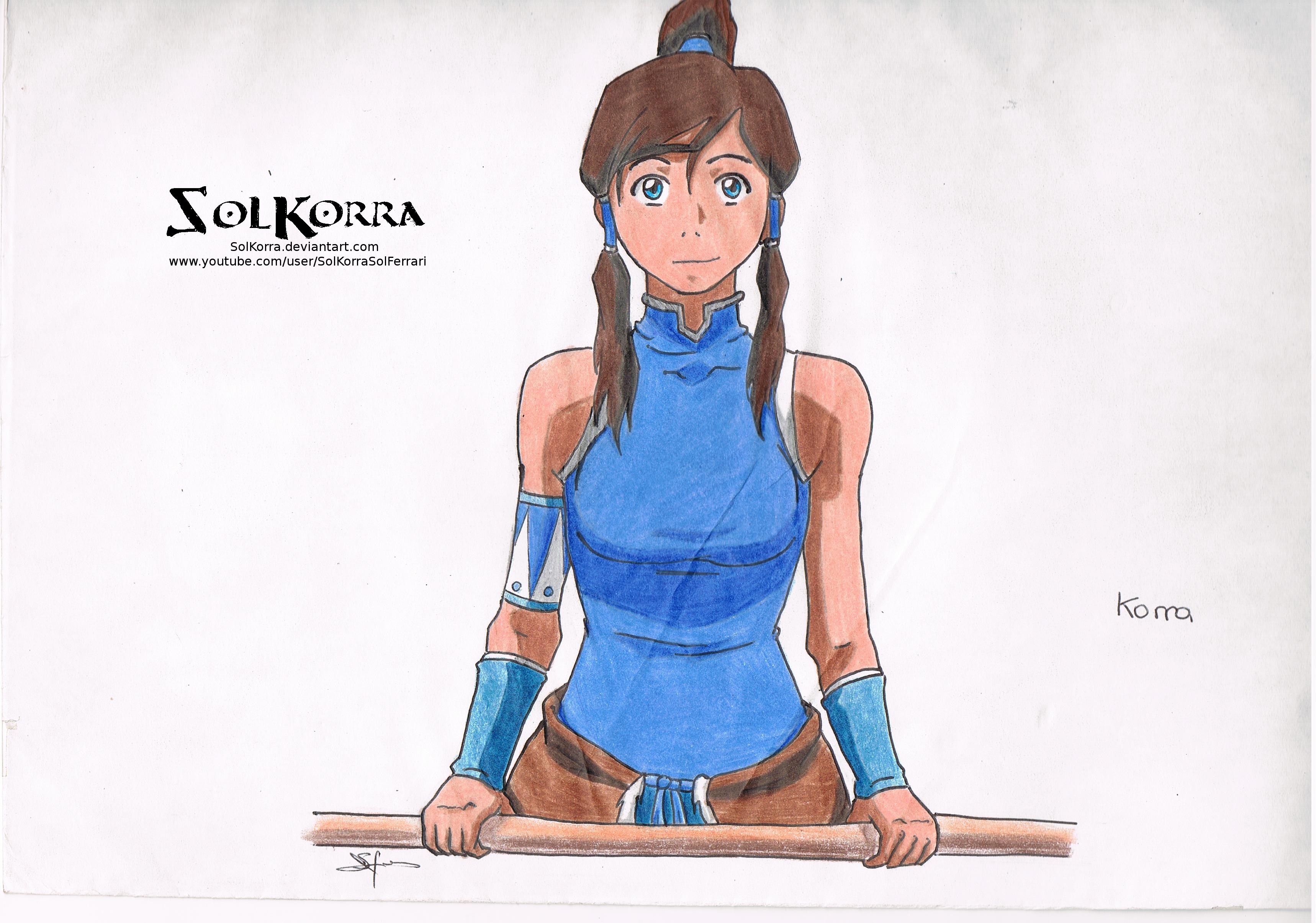 Korra Traditional Painting