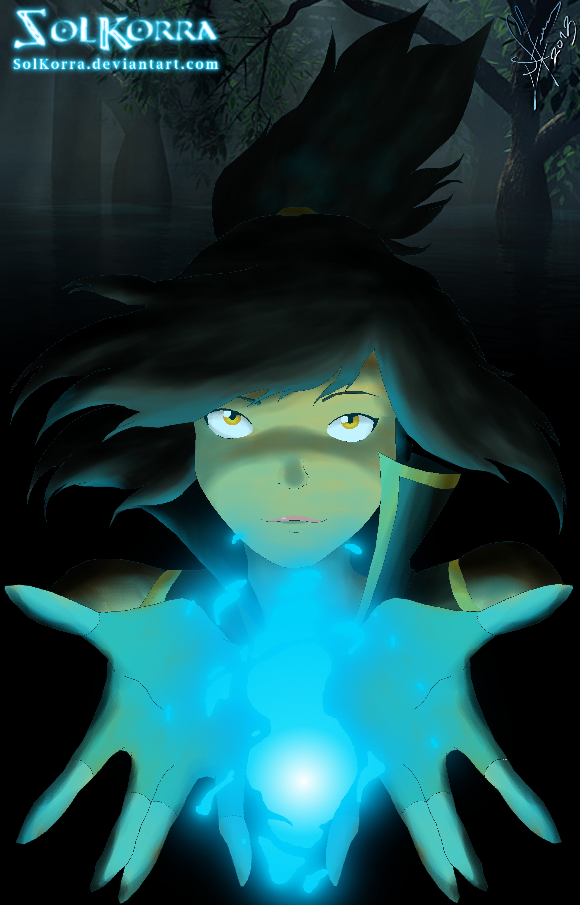 SolKorra Blue Fire Bender