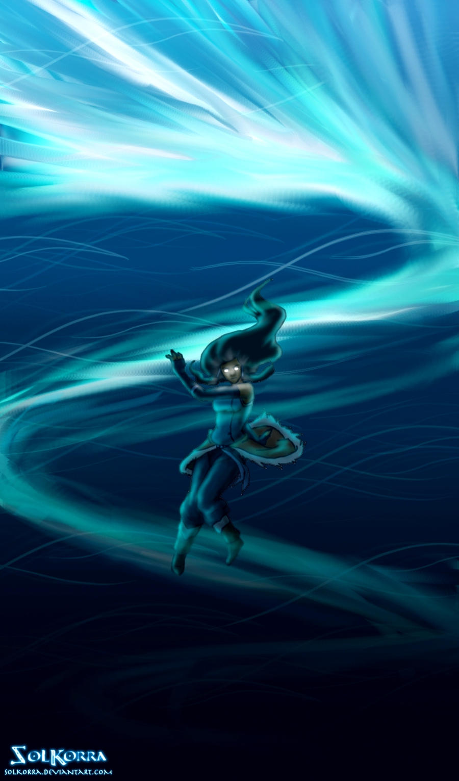 Korra Avatar State Power Under Sea