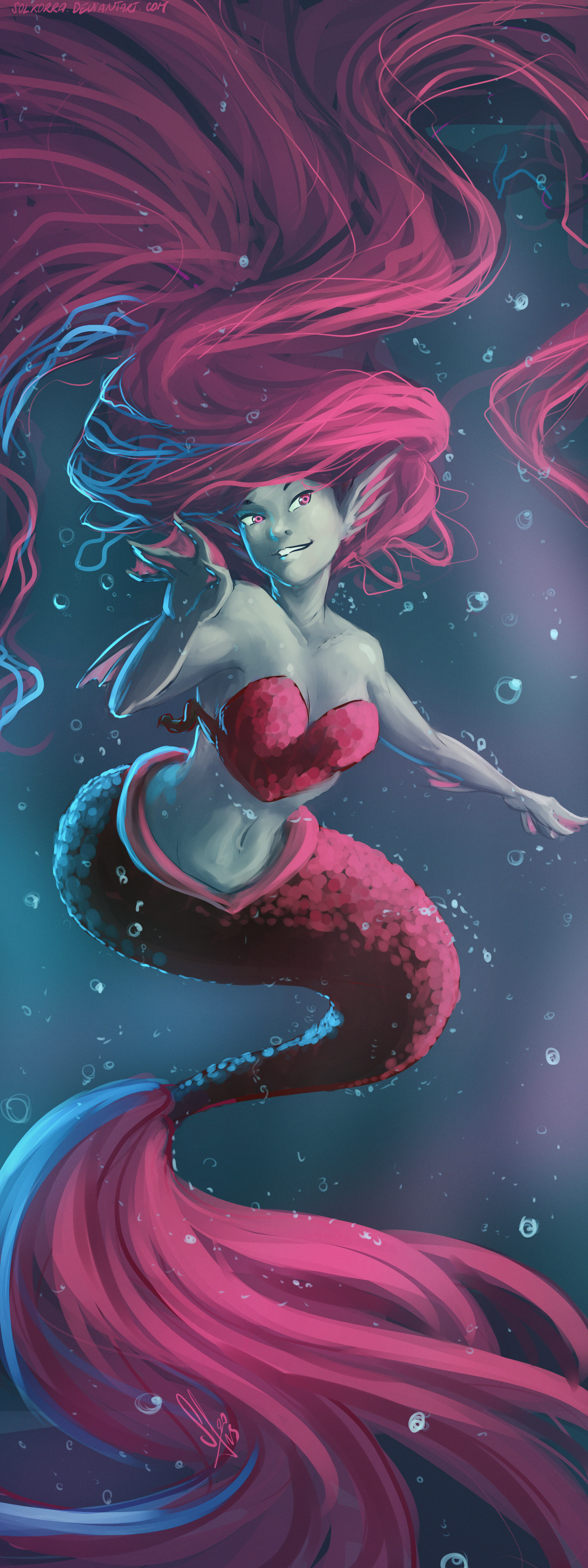 Mermaid Inktober 9th Day