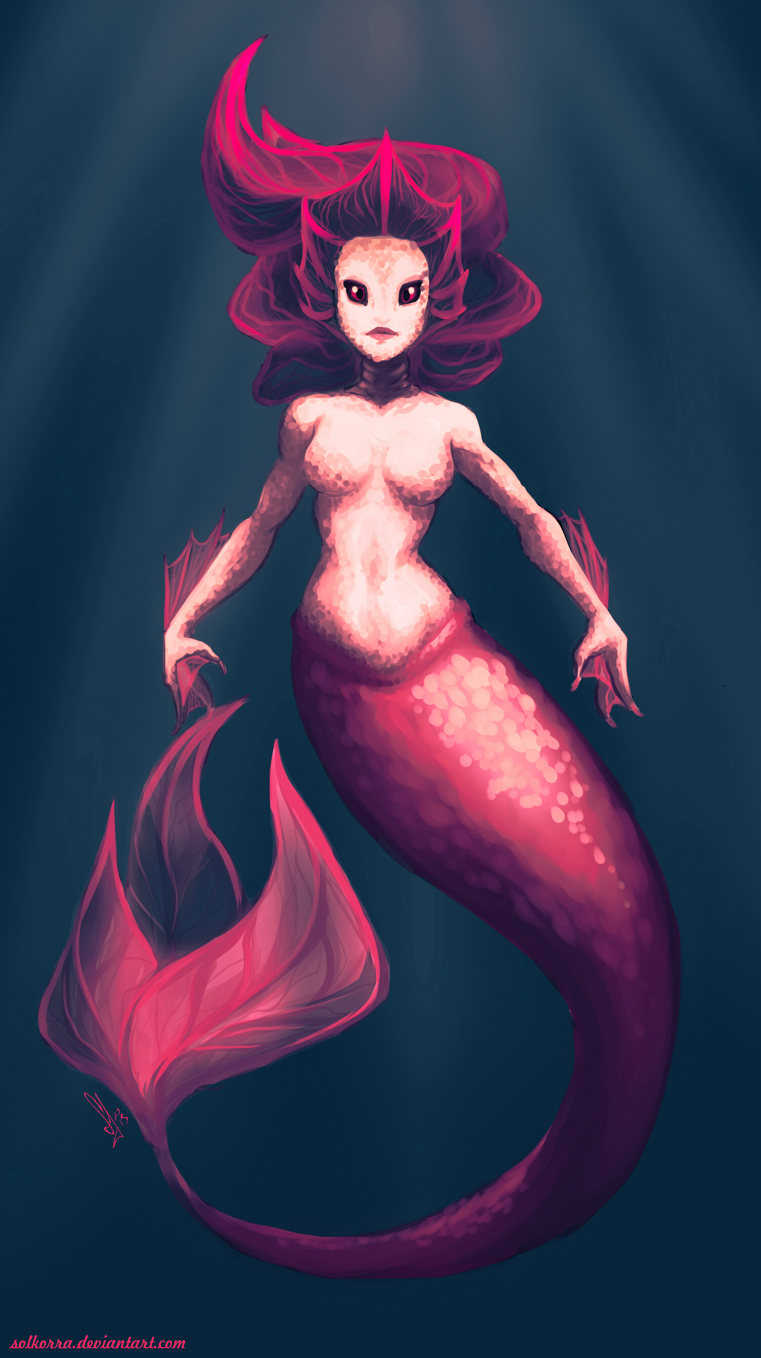 Mermaid Under Sea