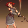 Red Hair Warrior Girl
