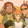Hunk, Pidge and Lance