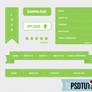 ECO Green Web Elements by Psdtuts.in