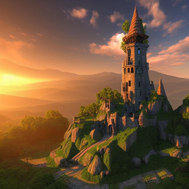 Wizard Tower by StrawburryPockii on DeviantArt