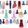 Colored dresses for Amela-xD