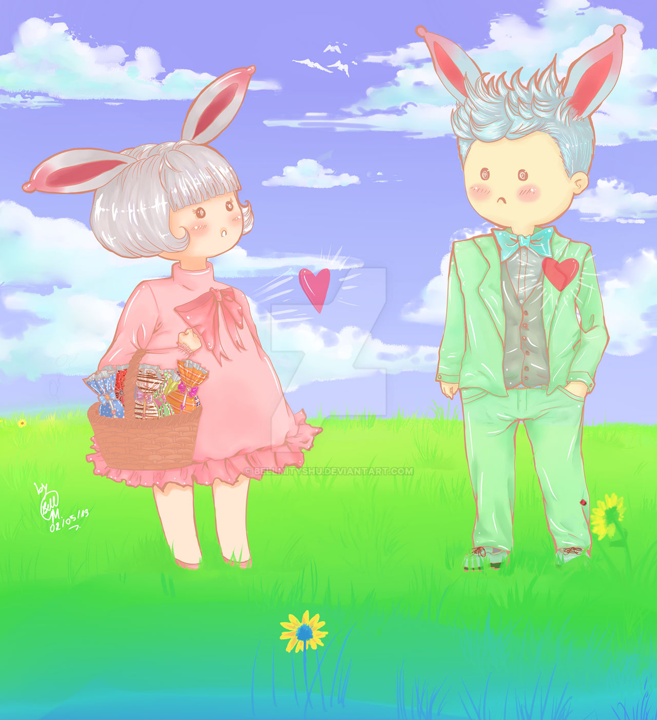 Chibi rabbit by bellmityshu on DeviantArt