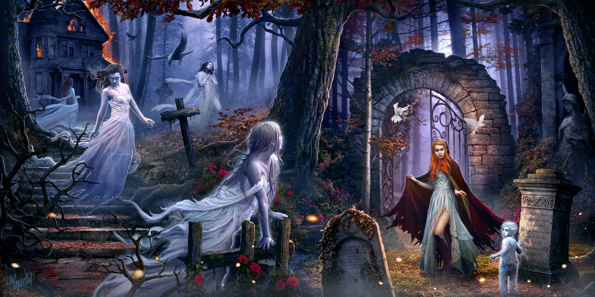 Ghosts of the forest by DusanMarkovic