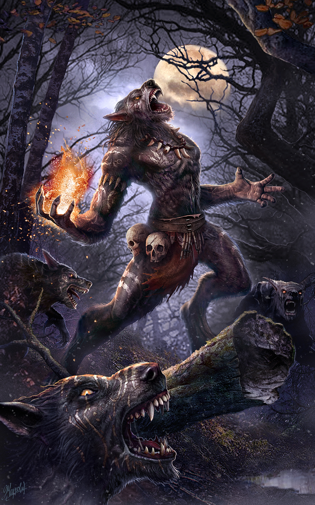 Shaman's wolf pack by DusanMarkovic on DeviantArt